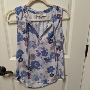 Sleeveless Blouse with tie option